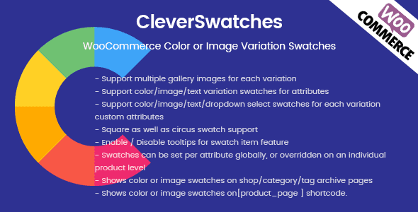 CleverSwatches – WooCommerce Color or Image Variation Swatches