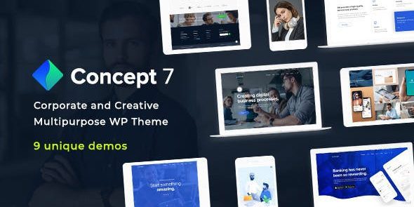 Concept Seven – Responsive Multipurpose WordPress Theme