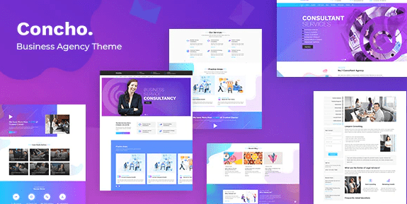 Concho Consulting Services WordPress Theme