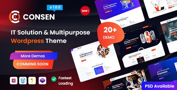 Consen – IT Solution and Multi-Purpose WordPress Theme