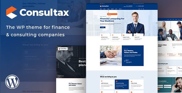 Consultax – Financial and Consulting WordPress Theme
