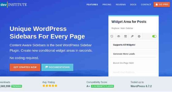 Content Aware Sidebars Pro