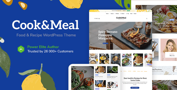 CookAndMeal – Food Blog and Recipe WordPress Theme