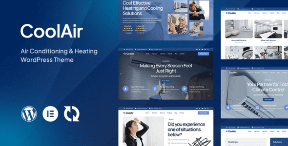 Coolair – Air Conditioning and Heating HVAC WordPress