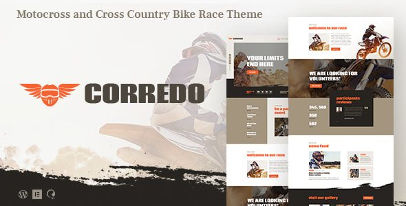 Corredo – Bike Race & Sports Events WordPress Theme