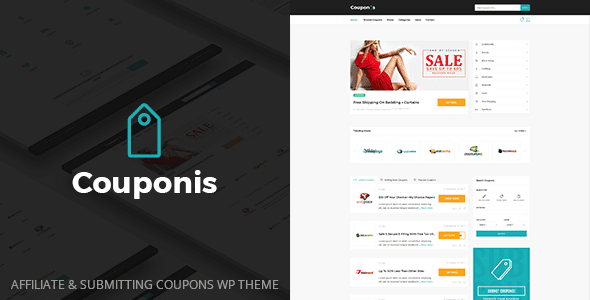 Couponis – Affiliate and Submitting Coupons WordPress Theme