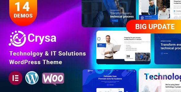 Crysa – IT Solutions WordPress Theme