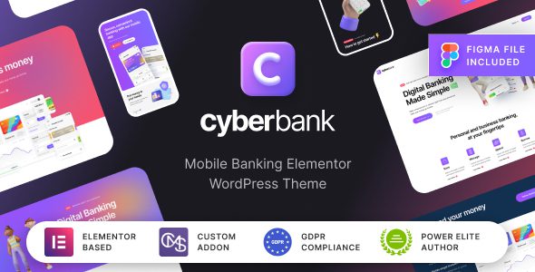 Cyberbank – Business and Finance WordPress Theme