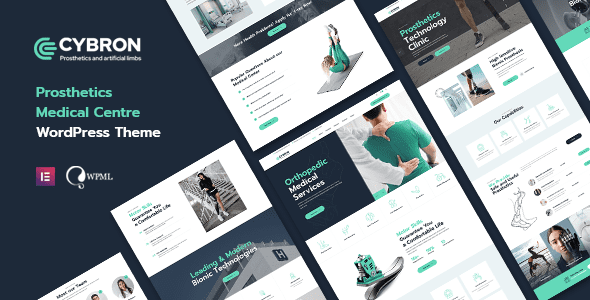 Cybron – Prosthetics Medical Center WordPress Theme