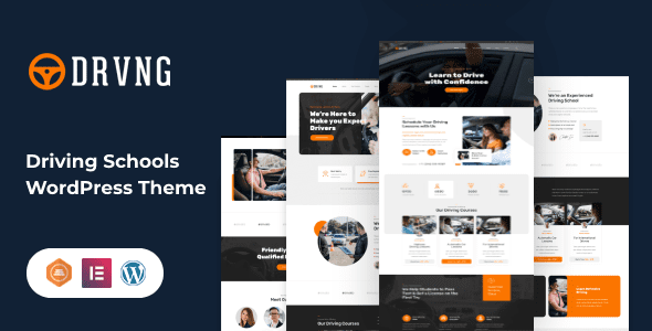 DRVNG – Driving School WordPress Theme