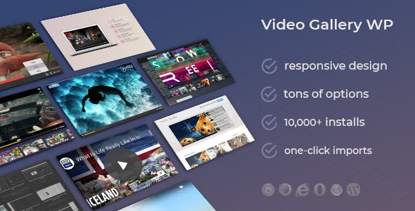 DSZ Video Gallery WordPress Plugin/w YouTube, Vimeo, Facebook pages