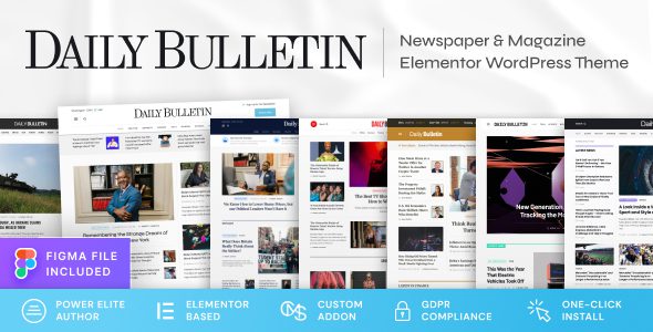 Daily Bulletin – Magazine and Newspaper WordPress Theme
