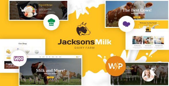 Dairy Farm – Eco Products WordPress Theme
