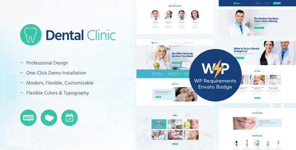 Dental Clinic – Medicine and Healthcare Doctor WordPress Theme