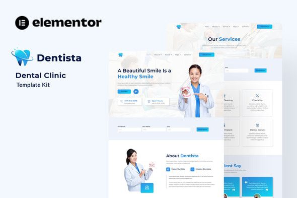 Dentista – Dental Clinic Elementor Template Kit