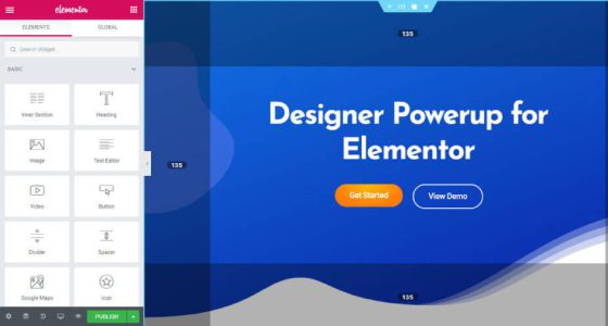 Designer Powerup for Elementor