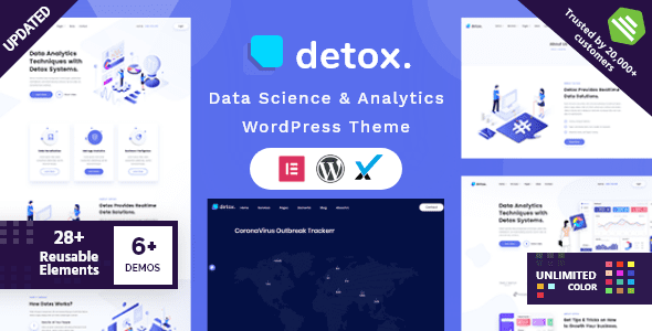 Detox – Data Science and Analytics WordPress Theme