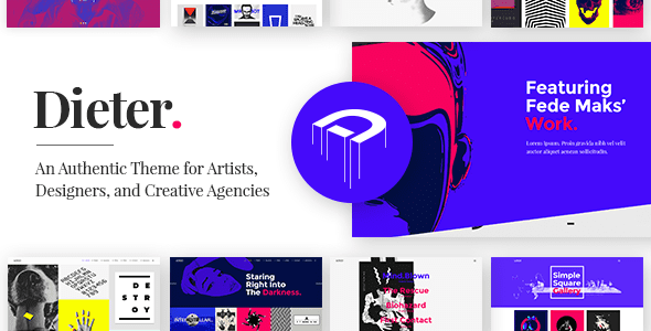 Dieter – Authentic Artist and Creative Design Agency Theme