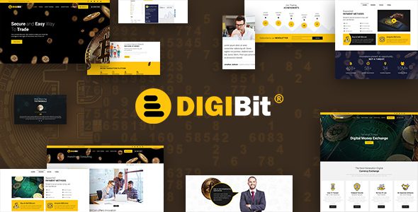 DigiBit Cryptocurrency Mining Theme