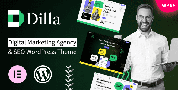 Dilla – Digital Marketing Agency and SEO WordPress Theme