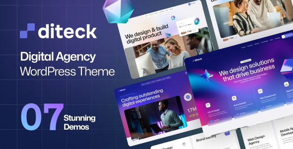 Diteck – Digital Agency WordPress Theme