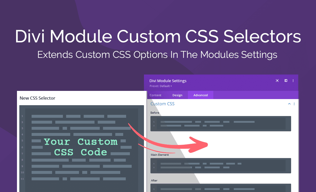 Divi Module Custom CSS Selectors