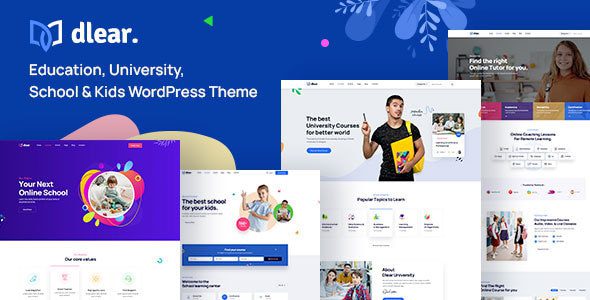 Dlear – Education, University and School WordPress Theme