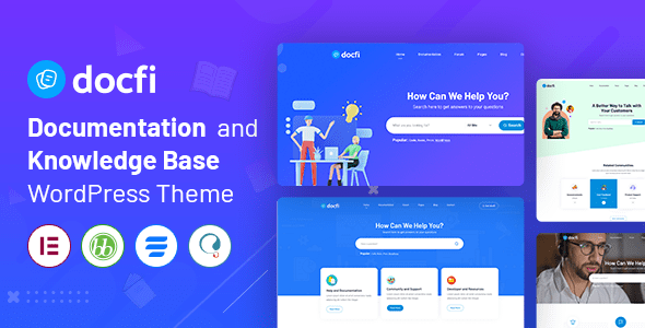 Docfi – Documentation and Knowledge Base WordPress Theme