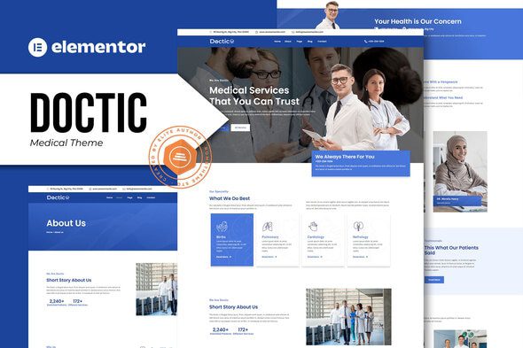 Doctic – Medical Elementor Template Kit