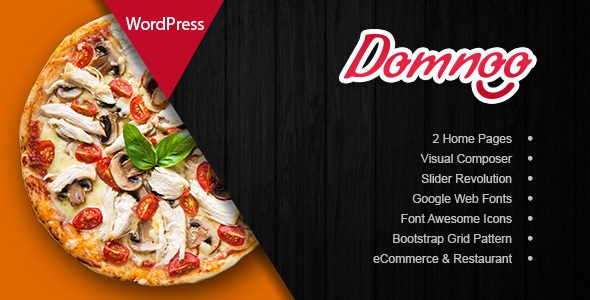 Domnoo – Pizza and Restaurant WordPress Theme