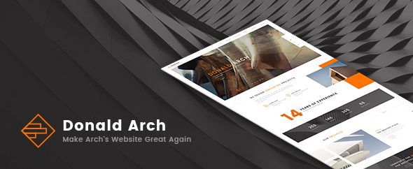 Donald Arch Creative Architecture WordPress Theme