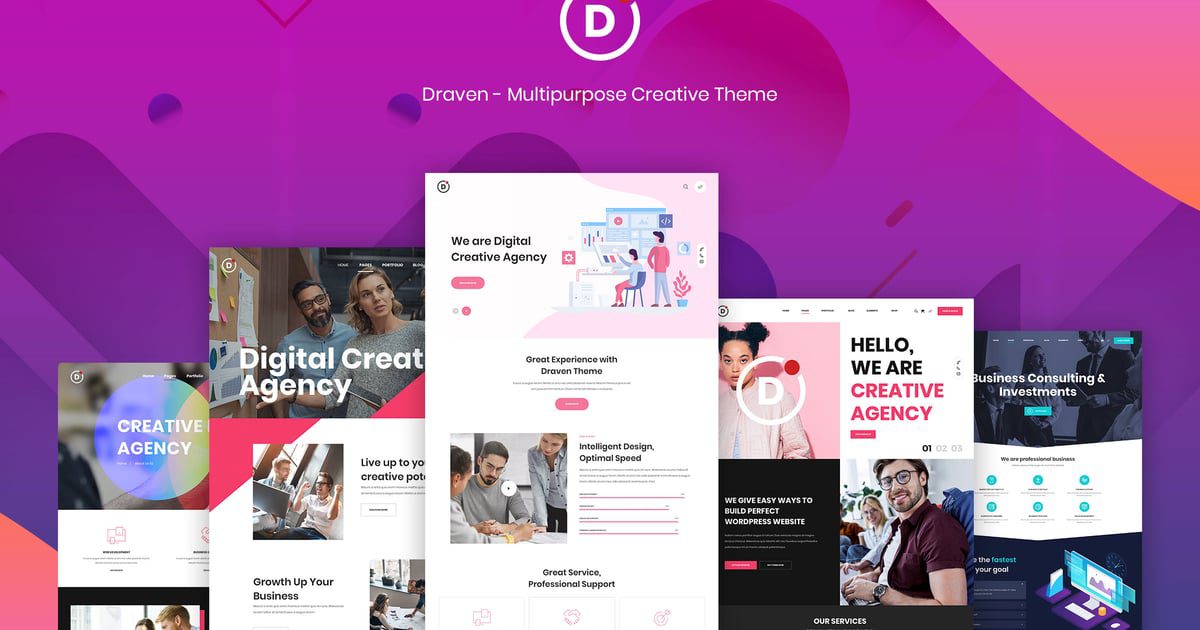 Draven Multipurpose Creative Theme