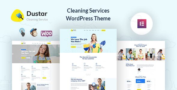Dustar – Cleaning Services WordPress Theme