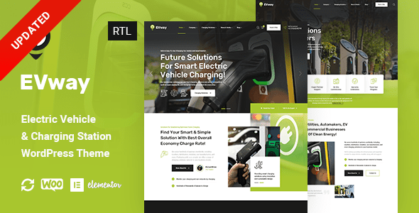 EVway – Electric Vehicle and Charging Station WordPress Theme