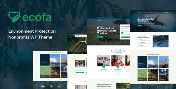 Ecofa – Environment Protection Nonprofits WordPress Theme