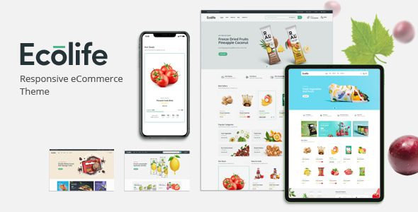 Ecolife – Organic WooCommerce WordPress Theme