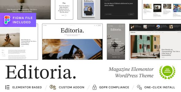 Editoria – Newspaper and Magazine WordPress Theme
