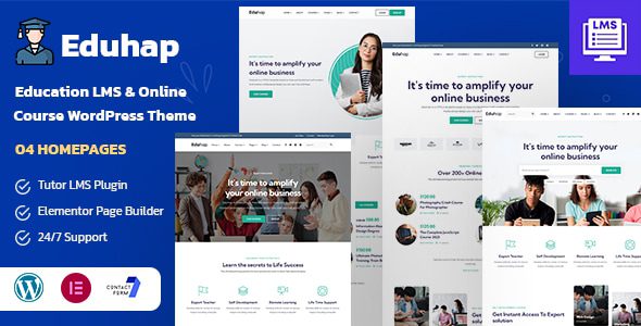 Eduhap – Education LMS WordPress Theme