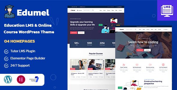 Edumel – Education LMS WordPress Theme