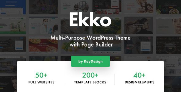 Ekko Multi-Purpose Theme & Builder