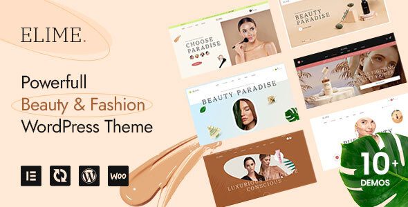 Elime – Multipurpose Cosmetics and Fashion WordPress Theme