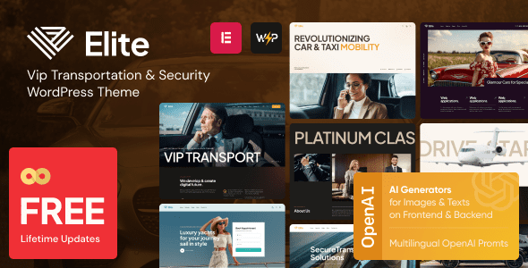 Elite – Vip Transportation and Security WordPress Theme