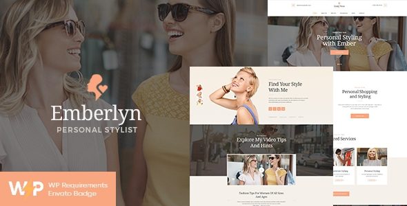 Emberlyn – Personal Stylist and Fashion Clothing WordPress Theme