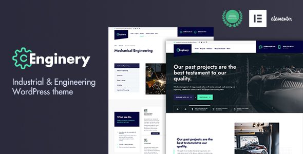 Enginery – Industrial and Engineering WordPress Theme