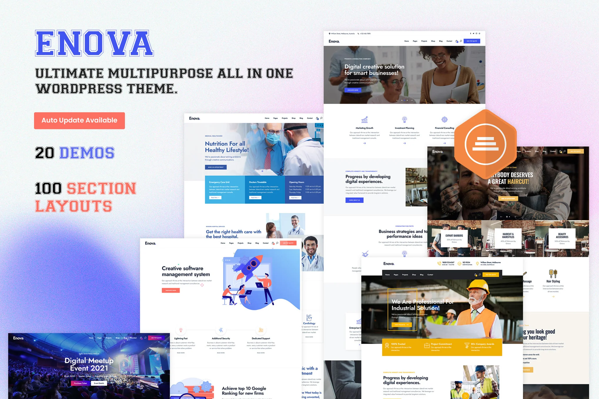 Enova – Multipurpose Business WordPress Theme