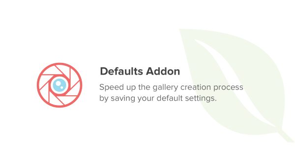 Envira Gallery Defaults Addon