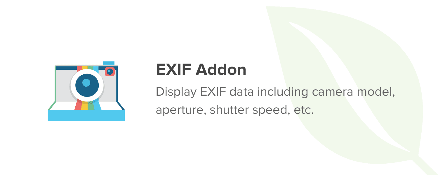 Envira Gallery EXIF Addon