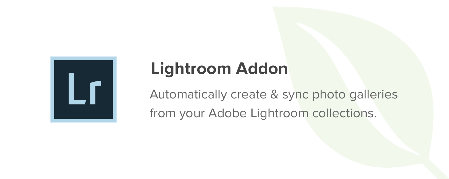 Envira Gallery Lightroom Addon