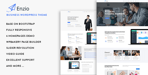 Enzio – Responsive Business WordPress Theme