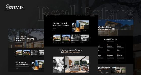Estame – Real Estate Elementor Template Kit